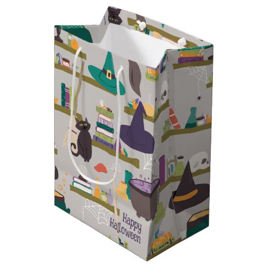 Spellcaster Planken - gepersonaliseerd Medium Cadeauzakje (Voorkant Gekanteld)