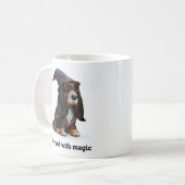 Spellcasting Basset Hound Wizard Dog Koffiemok (Voorkant links)
