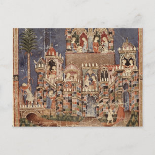 Spellen en entertainment van de Trojanen Briefkaart