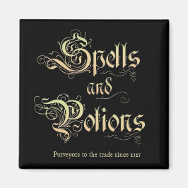 Spellen en poeder magneet