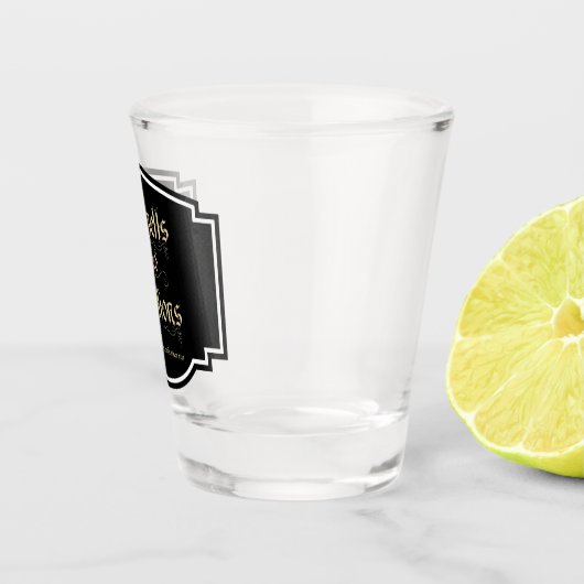 Spellen en poeder shot glas (Rechts)