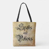 Spellen en poeder tote bag (Achterkant)