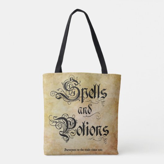 Spellen en poeder tote bag (Achterkant)
