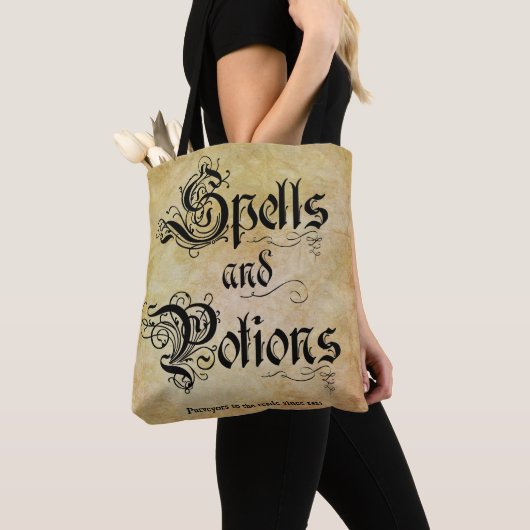 Spellen en poeder tote bag (Dichtbij)