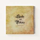 Spellen en Toverdranken Spiraal Notebook Notitieboek (Achterkant)