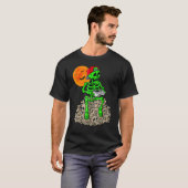Spellen met skeletspeling op Botten Gameboy Skull  T-shirt (Voorkant volledig)
