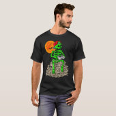 Spellen met skeletspeling op Botten Gameboy Skull  T-shirt (Voorkant volledig)