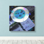 Spellen van Jeux de Construction Building Deel II Canvas Afdruk (Insitu (Houten vloer))