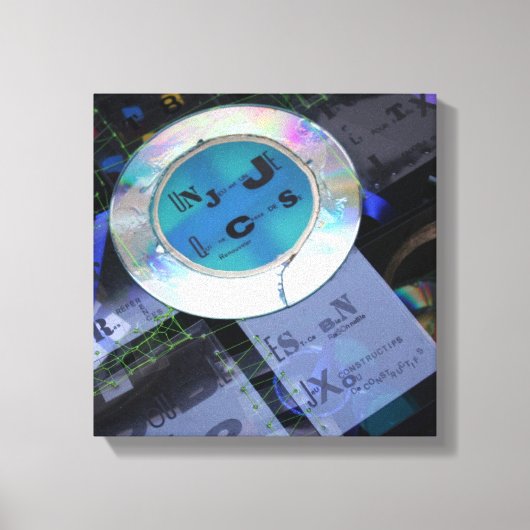 Spellen van Jeux de Construction Building Deel II Canvas Afdruk (Voorkant)