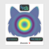 Spellen voor katten: Kalme Kitty (Kalmerend) Sticker (Vel)
