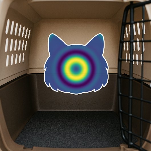 Spellen voor katten: Kalme Kitty (Kalmerend) Sticker