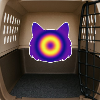Spellen voor Katten: Nieuwsgierige Kitty (Activeri Sticker