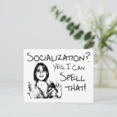 Spellende-socialisatie Briefkaart (Staand voorkant)