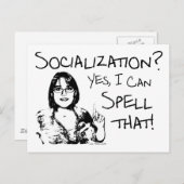 Spellende-socialisatie Briefkaart (Voorkant / Achterkant)