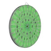 Spellende Woordgamen Alphabet Dart Board Green Dartbord (Voorkant Links)