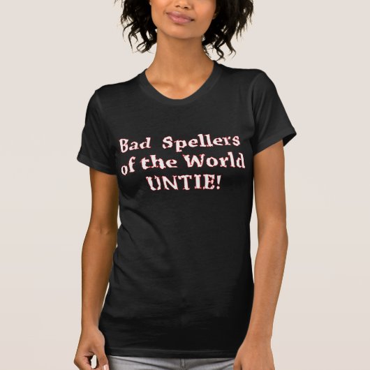 Spellers T-shirt (Voorkant)