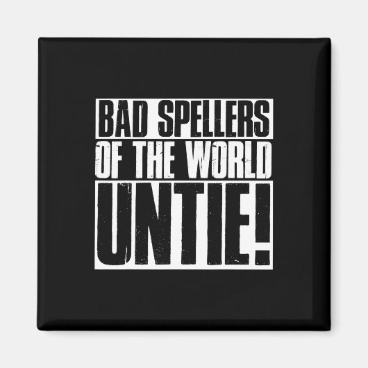 Spellers van de wereld ontbinden Dyslexie Award Magneet (Voorkant)