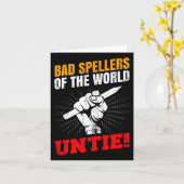 Spellers van de wereld ontbinden dyslexie eerste p kaart (Gele Bloem)