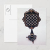 Spelletafel, c.1850-60 briefkaart (Voorkant / Achterkant)