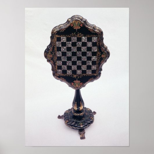 Spelletafel, c.1850-60 poster (Voorkant)