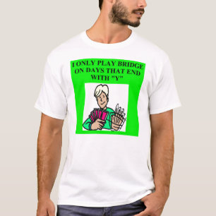 spelletje met dubbele brugspeler t-shirt