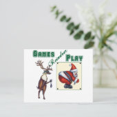 Spelletjes die rendieren spelen (Staand voorkant)