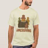 Spelletjes Geven Grappige Thanksgiving Boardgame C T-shirt (Voorkant)