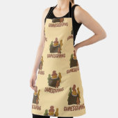 Spelletjes geven Grappige Thanksgiving Spelers Pat Schort (Insitu)