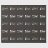 Spelletjes met gamekaart voor nachtelijk cadeau cadeaupapier (Vlak)