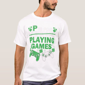 Spelletjes spelen op Patrick's Day T-shirt