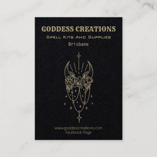 Spelletjes voor heks visitekaartje (Voorkant)