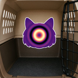 Spelletjes voor katten: Verlegen poesje (Kalmerend Sticker