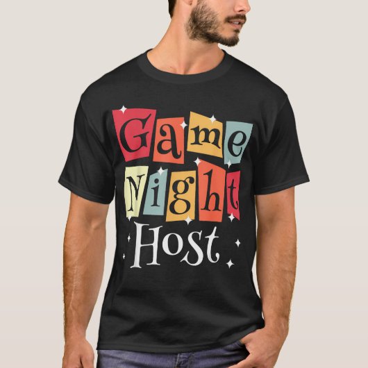 Spelletjesavond T-shirt (Voorkant)