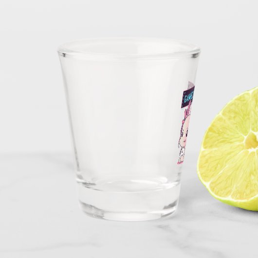 SpelletjesOlotl - Axolotl Gamer Shot Glas (Links)