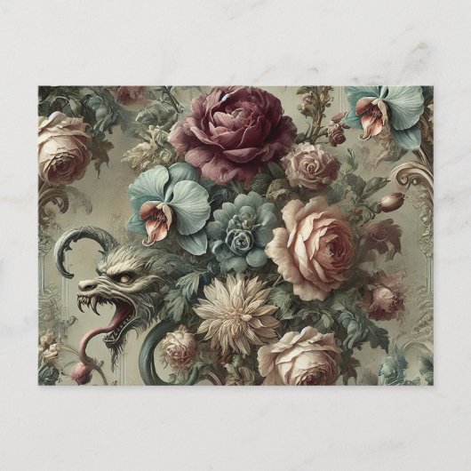 Spellhound - Gotisch Victoriaans Feestdagenkaart (Voorkant)