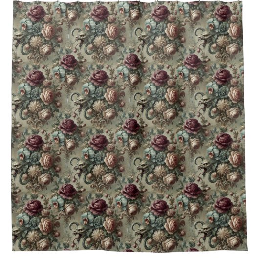 Spellhound - Gotisch Victoriaans ontwerp Douchegordijn (Voorkant)