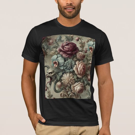 Spellhound – Gotische Draagbare Kunst T-shirt (Voorkant)