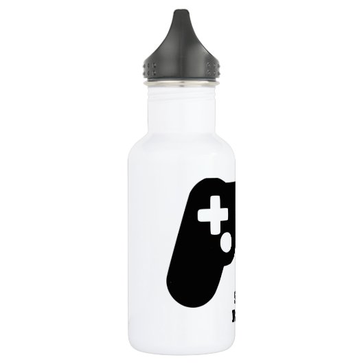 Spelliefje waterfles. waterfles (Links)