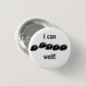 Spelling Award Button (Voorkant /achterkant)