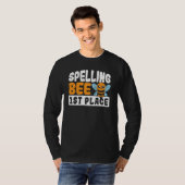 Spelling Bee 1e plaats School spellingwedstrijd T-shirt (Voorkant volledig)