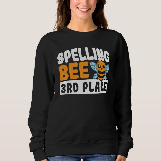 Spelling Bee 3e plaats School spellingwedstrijd Trui (Voorkant)