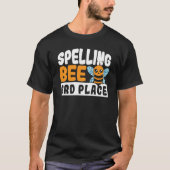 Spelling Bee 3rd Place School Spelling Bee T-shirt (Voorkant)