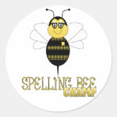 Spelling Bee Champ Sticker (Voorkant)