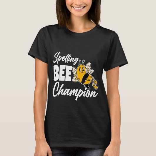 Spelling Bee Champ T-shirt (Voorkant)