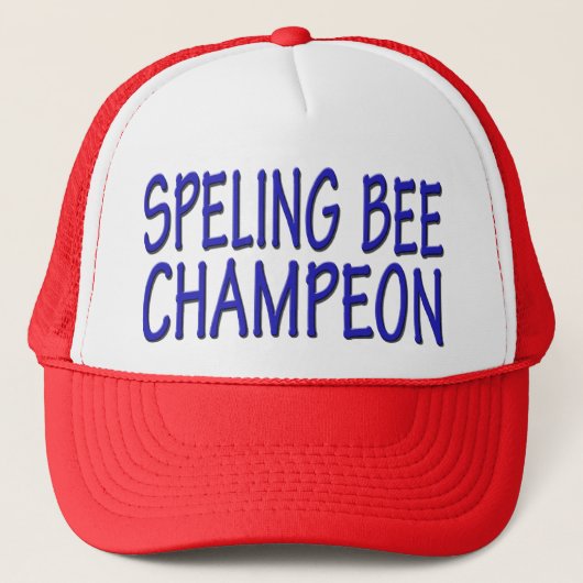 Spelling Bee Champ Trucker Pet (Voorkant)