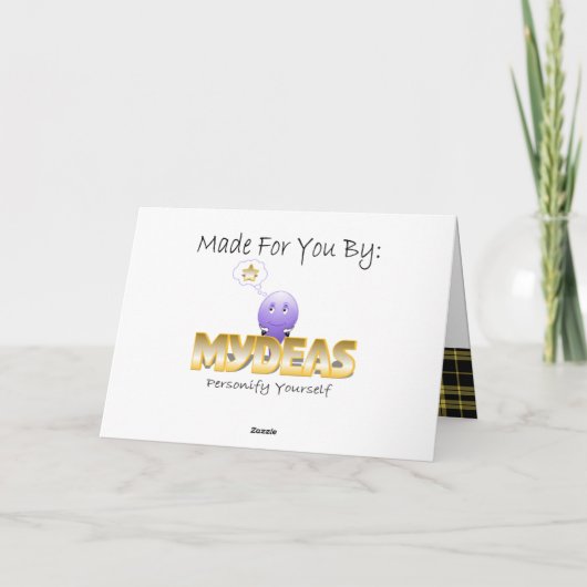 Spelling Bee Champ Wenskaart Kaart (Achterkant)