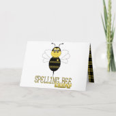 Spelling Bee Champ Wenskaart Kaart (Voorkant)