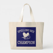 Spelling Bee Champion Grote Tote Bag (Achterkant)