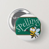 Spelling Bee Champion Ronde Button 5,7 Cm (Voorkant /achterkant)
