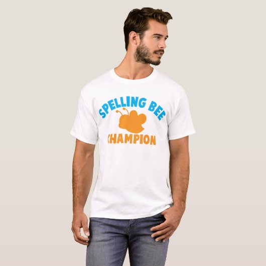 Spelling Bee Champion T-shirt (Voorkant volledig)